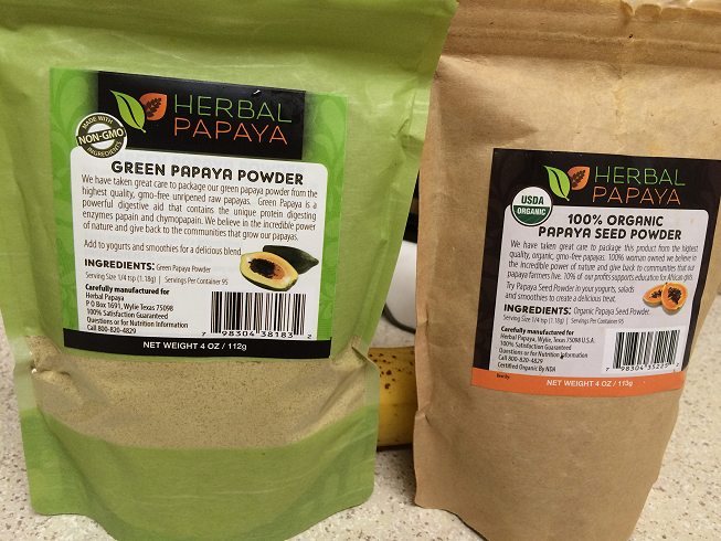 herbal papaya powder pic